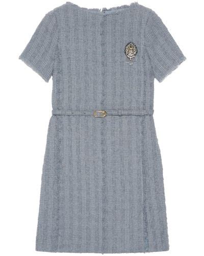 grey and white gucci robe|Gucci dresses for women.